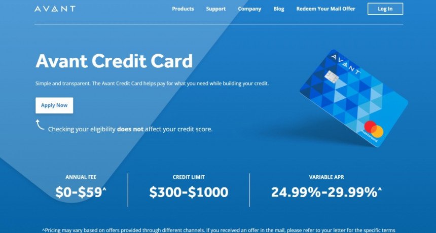 apply for avant credit card